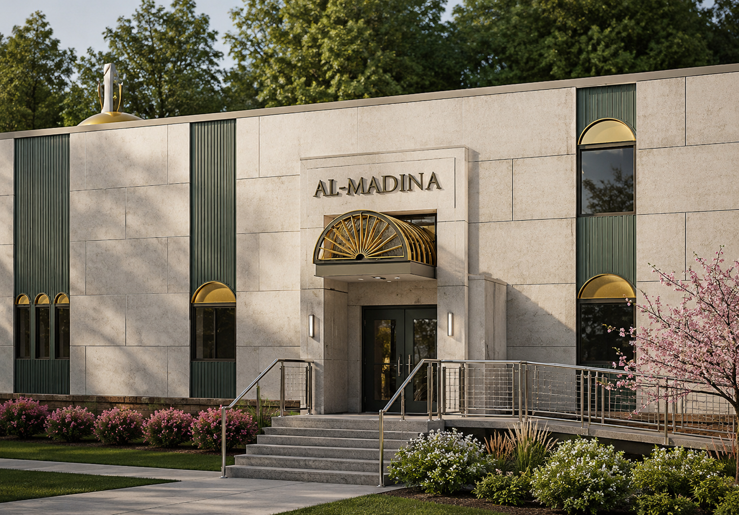 New masjid front face